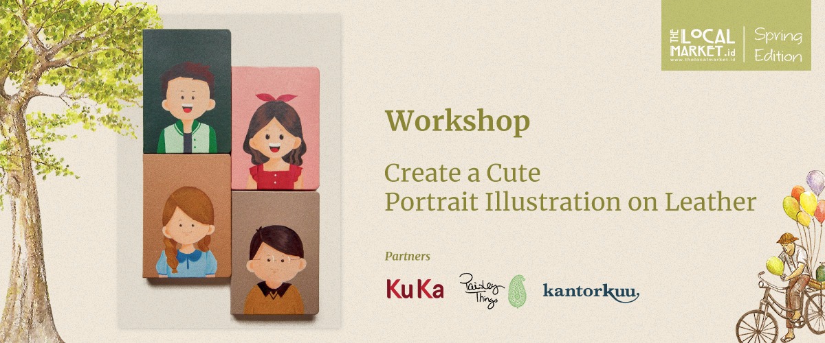 CREATE A CUTE PORTRAIT ILLUSTRATION ON LEATHER (SESSION 1)