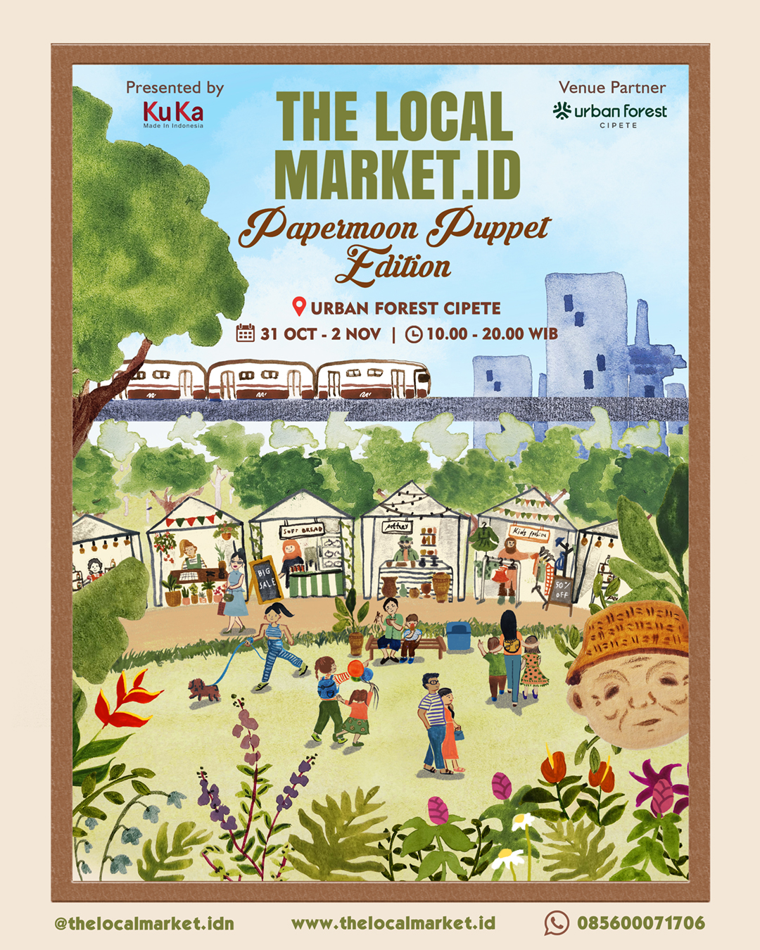The Local Market - Papermoon Puppet Edition